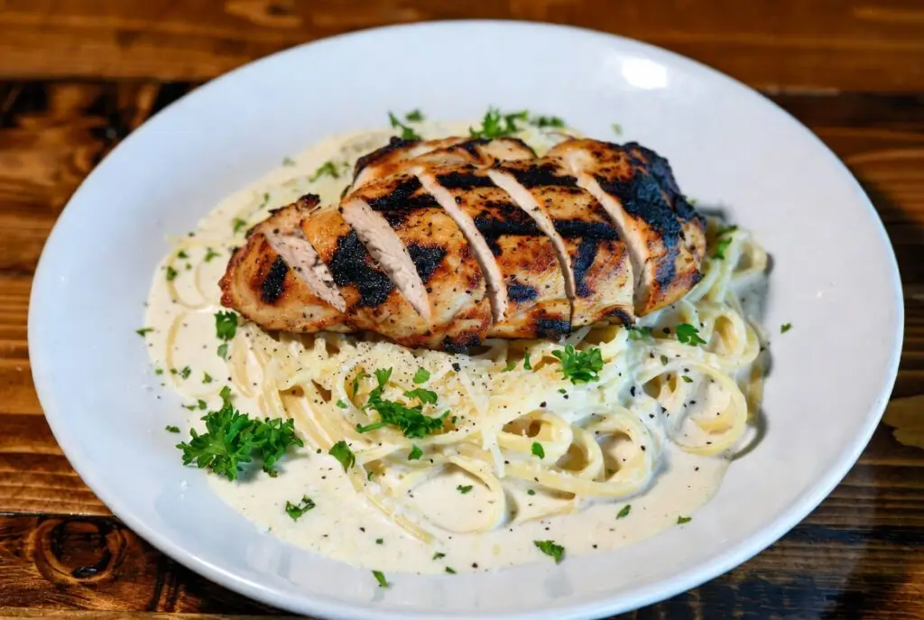Charred Chicken Alfredo