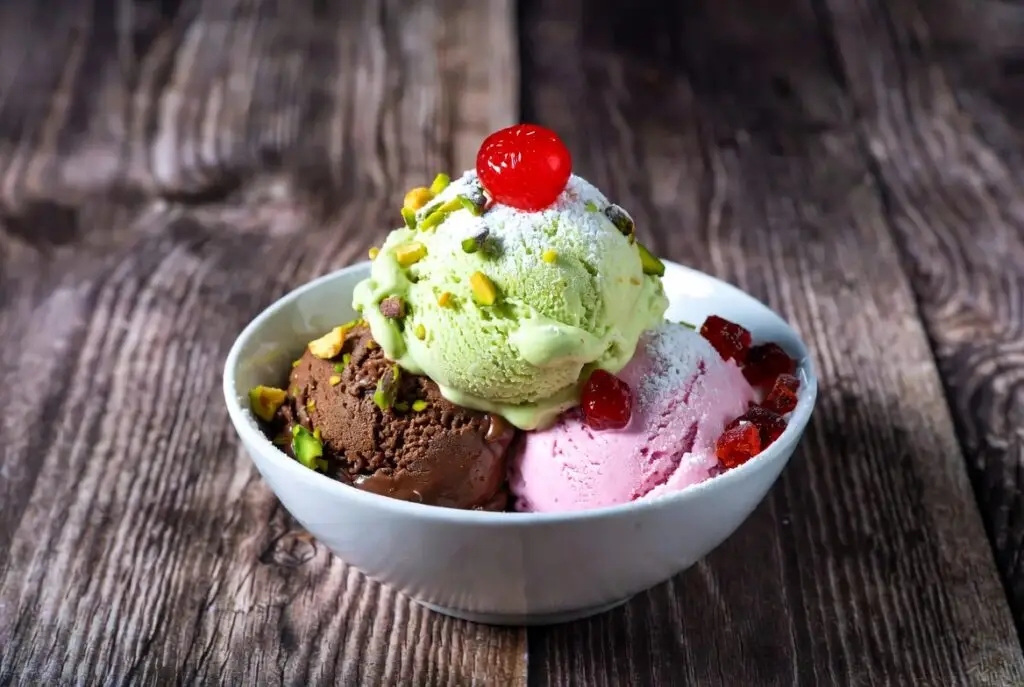 Spumoni ice cream